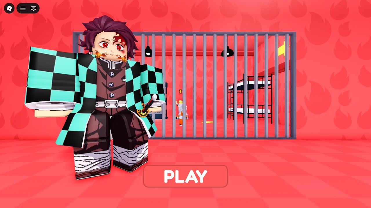 Tanjiro's Prison Run (Obby) ROBLOX GAMEPLAY #roblox