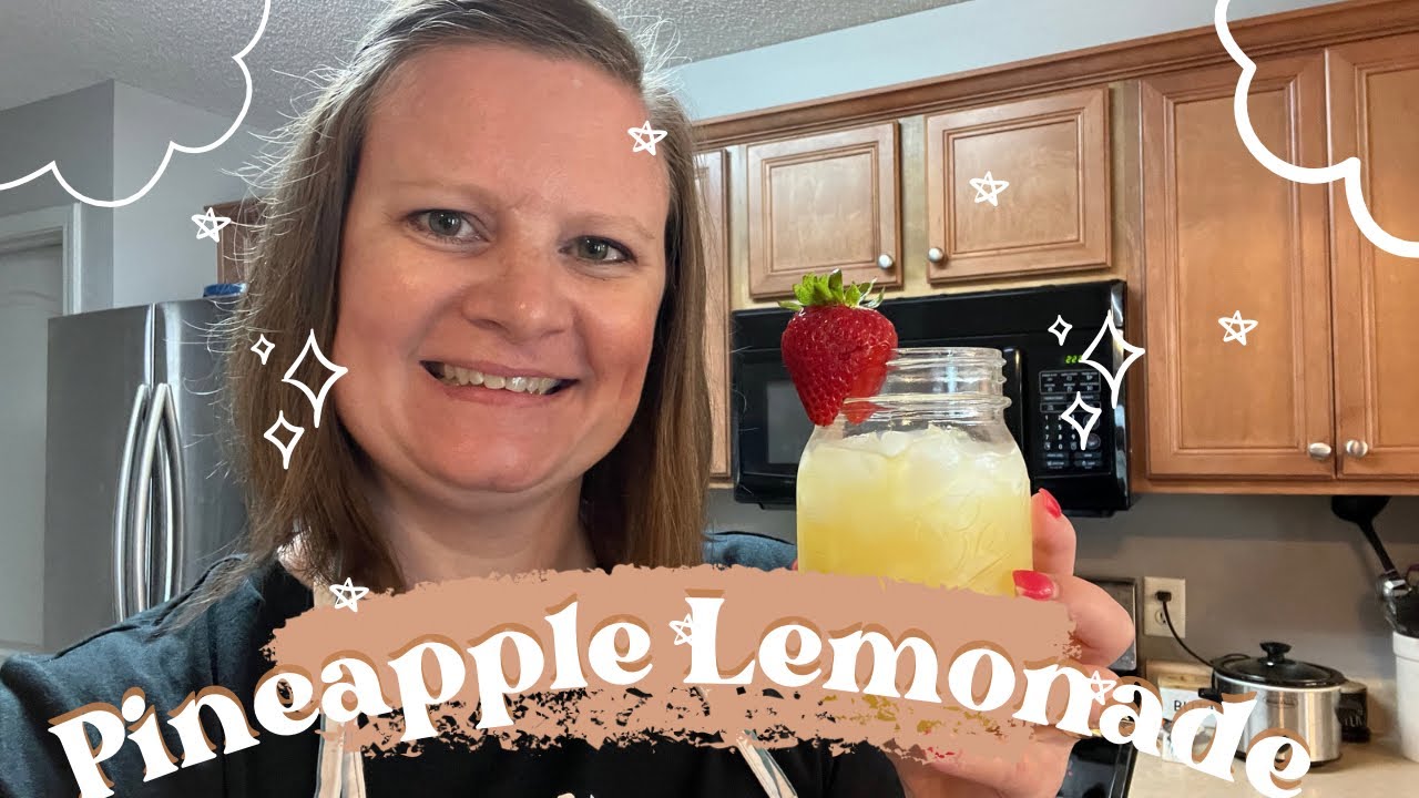 Easy Four Ingredient Pineapple Lemonade
