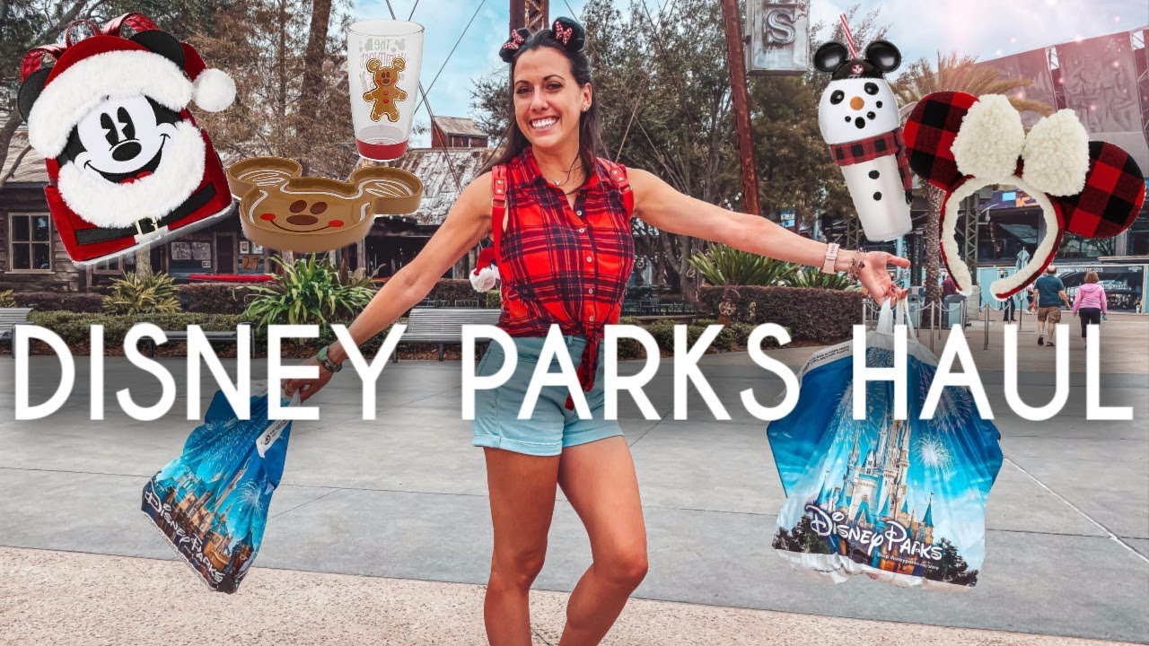 Huge Disney Parks Christmas Shopping Haul