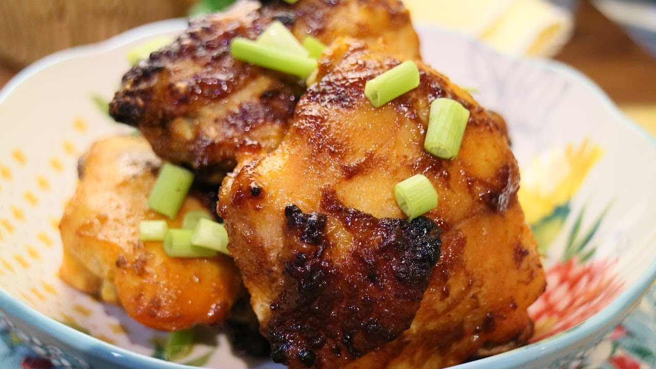 CADERAS DE POLLO AL HORNO CON UN METODO RIQUISIMO