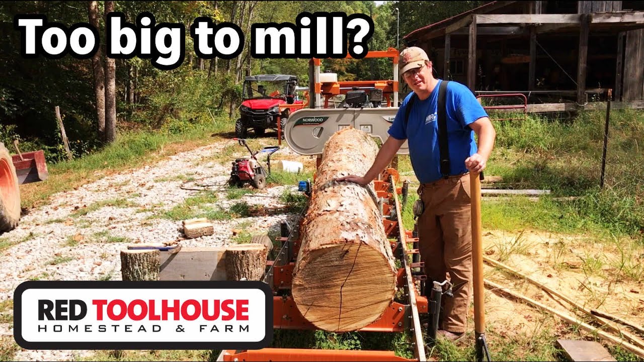 Can my Norwood LM29 mill a log this big?