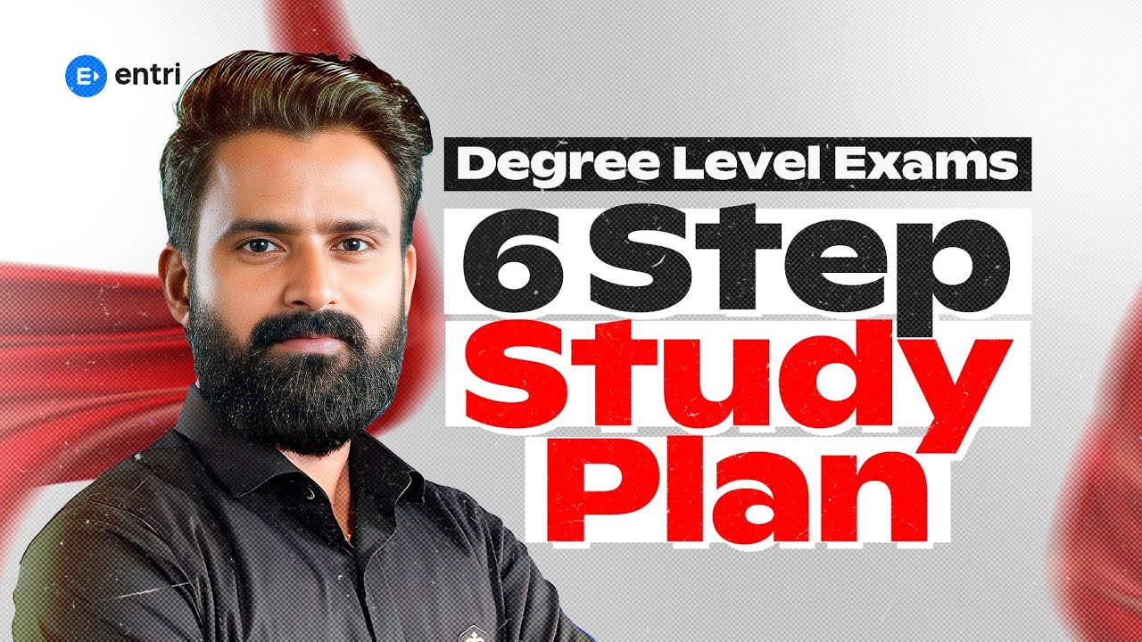 🔥ഈ 6 Steps ഉപയോഗിച്ച് റാങ്ക് ലിസ്റ്റ് ഇടം നേടാം 🔥| Degree Level Study Plan | Entri