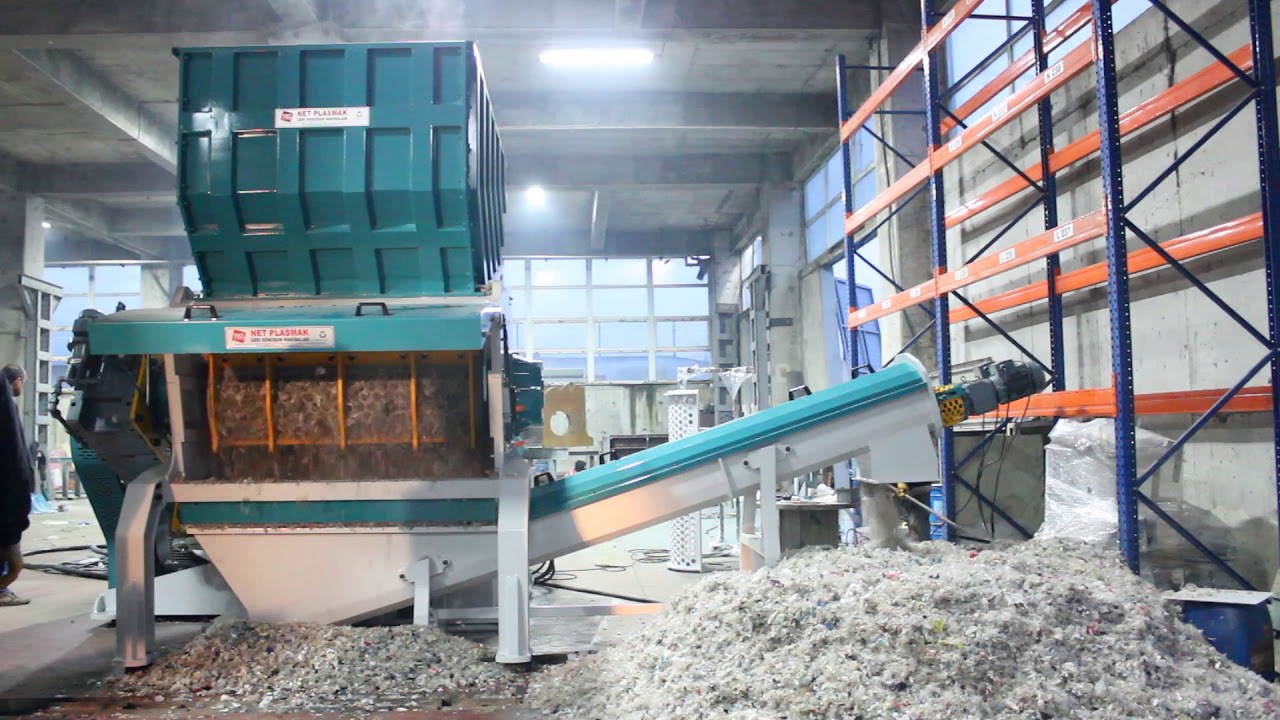 Netplasmak Single shaft shredder NP-SHD-1500