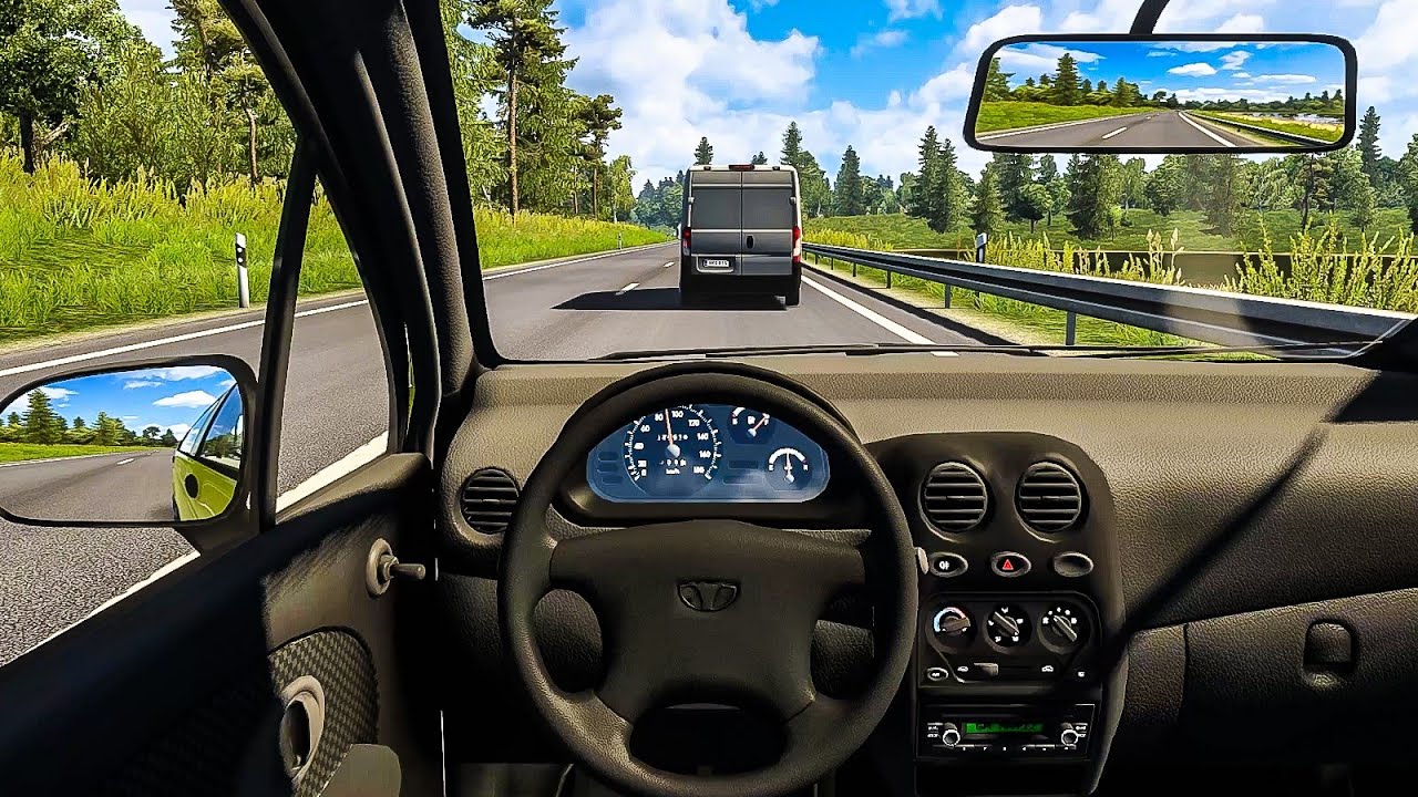 2001 Daewoo Matiz - Euro Truck Simulator 2 [Steering Wheel Gameplay]