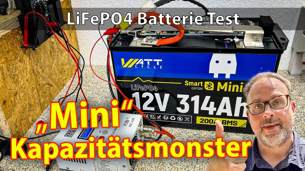 WattCycle 12V 314Ah Mini Smart #lifepo4 Batterie - Kapazit&auml;tsmonster