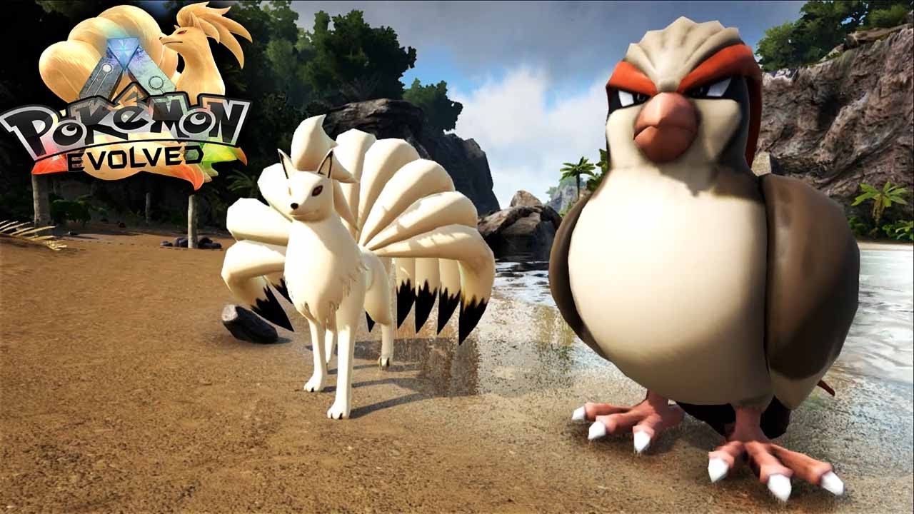 Ark Pokemon Evolved Mod - Taming a Ninetails & Pidgeot  (Ark Pokemon Mod)