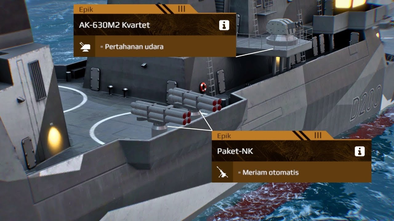 Review PAKET-NK & AK-630M2 Kvartet - Full Review And Gameplay - Modern Warships