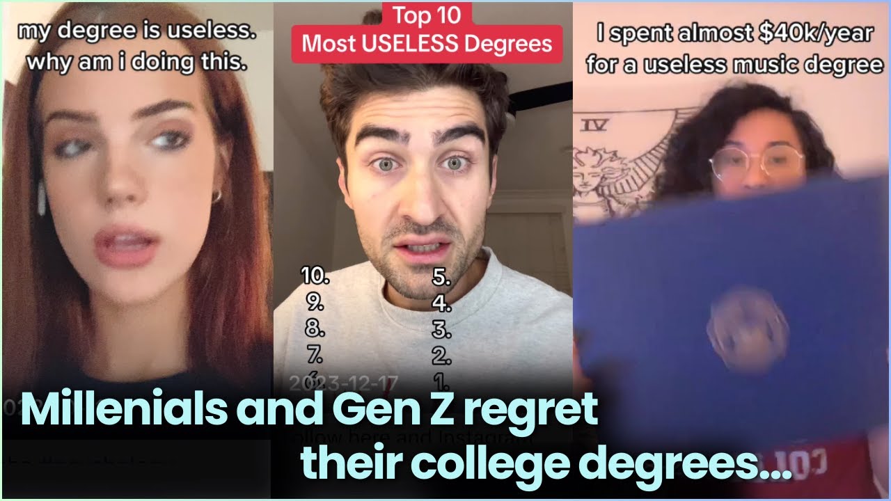 Millennials and Gen Z Are Regretting Their College Degree