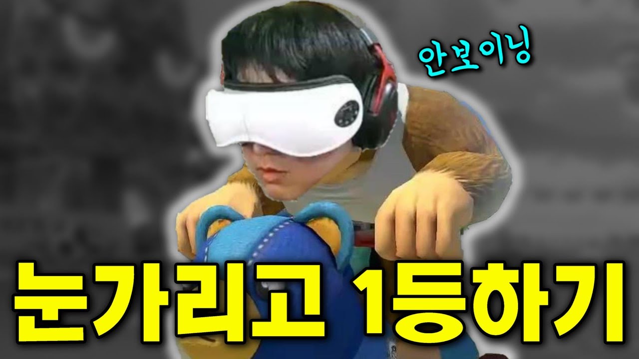 머릿속에 맵이 그려지는 경지에 오른 스트리머의 눈가리고 1등하기 도전 (feat.사이버카트2033) [도전! 마리오카트 챌린지(11)] | 마리오 카트 8 디럭스