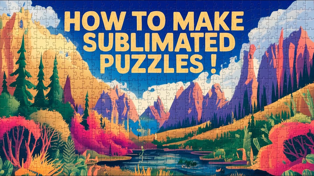 How to Make Sublimation Puzzles at Home!
