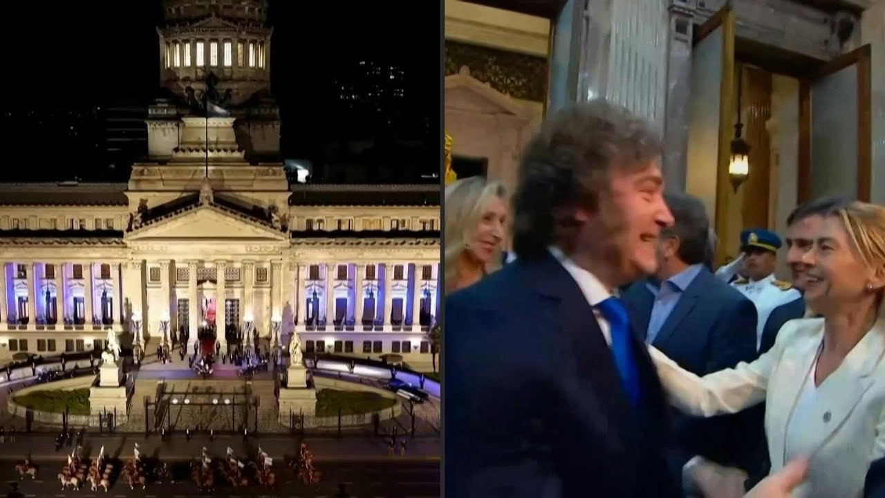 Argentina's Milei arrives at Congress for annual speech | AFP
