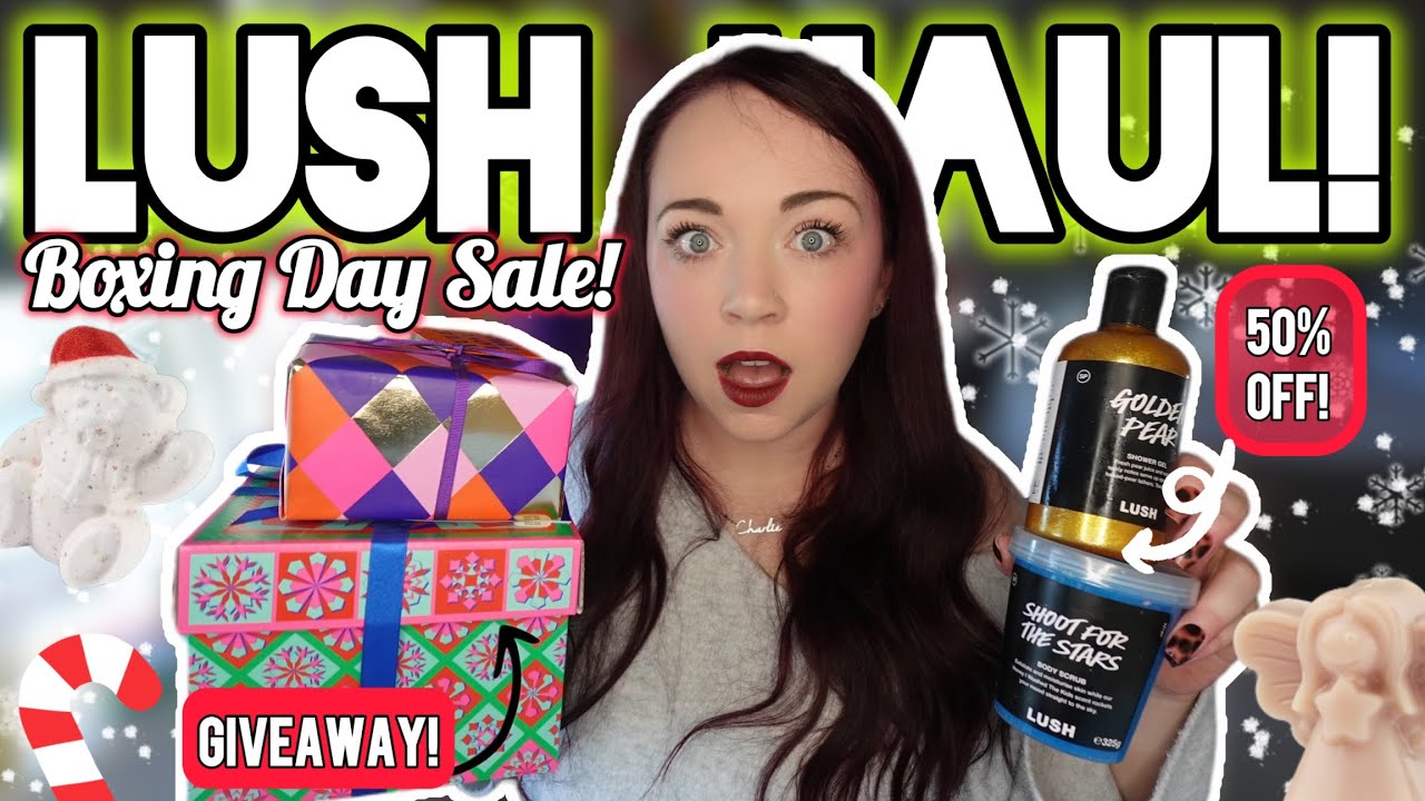 Огромная распродажа Lush в День подарков и розыгрыш! | Покупки 1! | {Завершено}