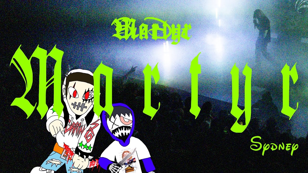 Bladee 'The Martyr Tour' LIVE @ Enmore Theatre, Sydney [digicam clips]