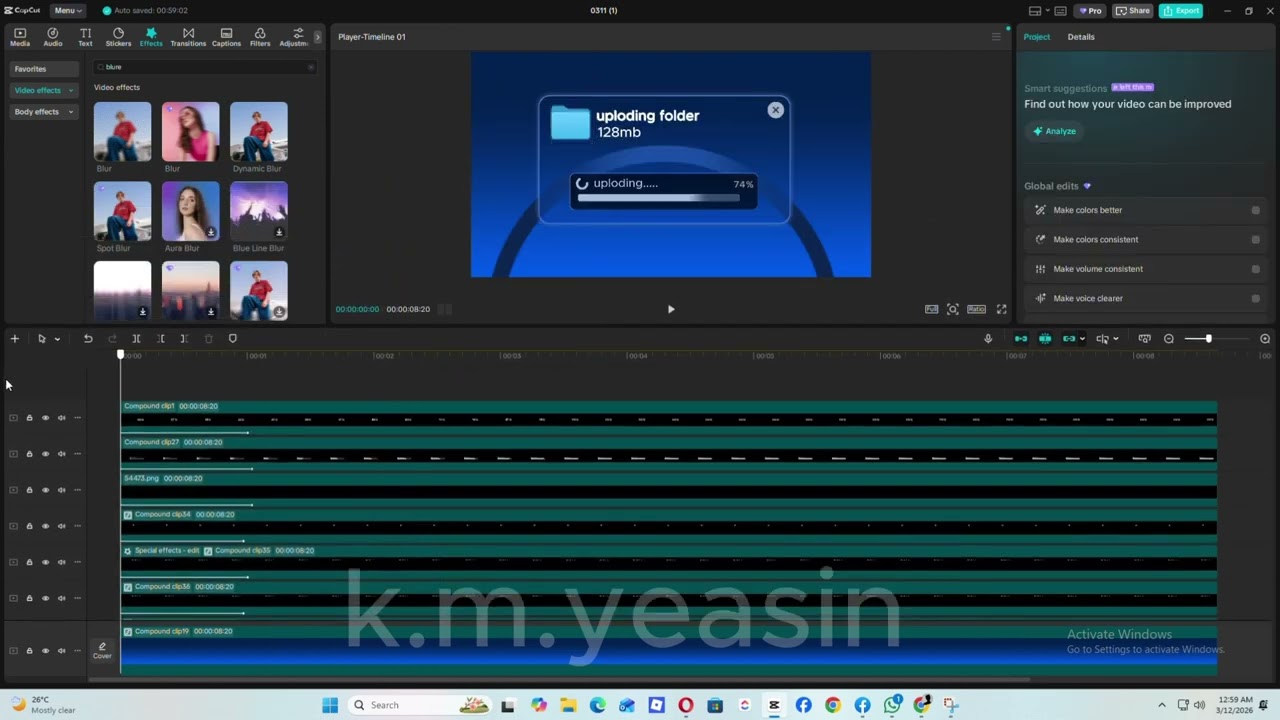 How to Create a Smooth Loading Animation in CapCut! 📁🔥