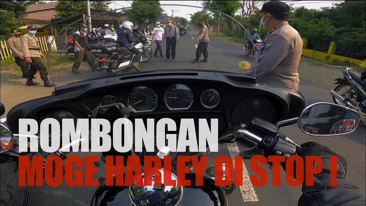 TOURING MOTOR HARLEY DI STOP !!! - ( TAWANGMANGU - BATU )