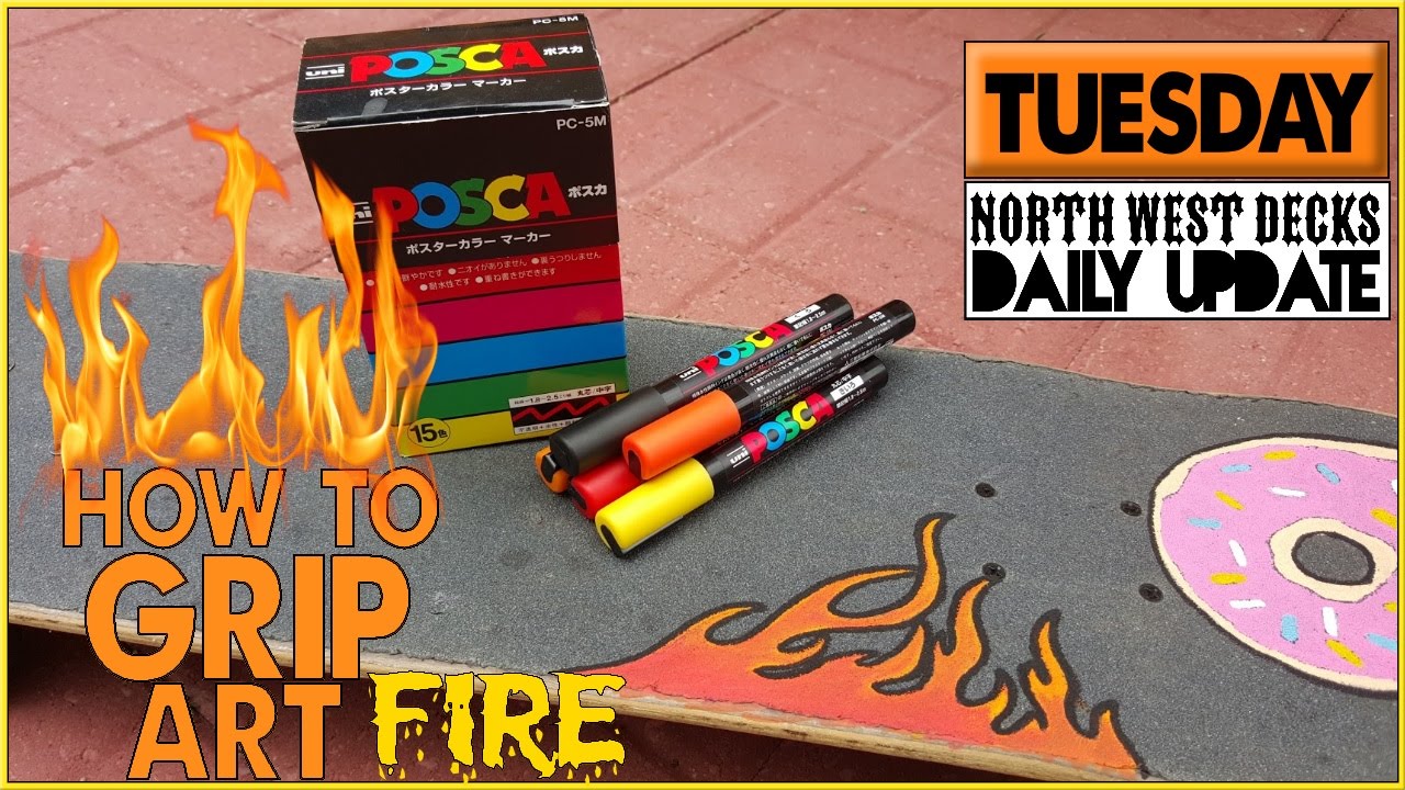 Fire Grip Tape Art