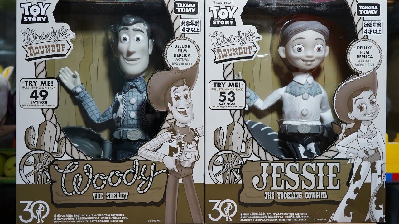😱 CADÊ AS CORES? TOY STORY TAKARA TOMY WOODY E JESSIE EM PRETO E BRANCO NOVO 2025