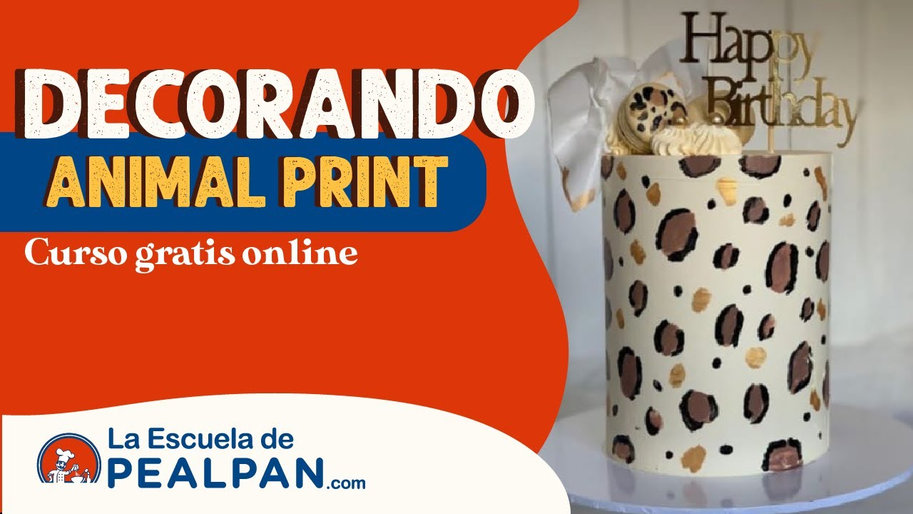 ¿Cómo decorar un pastel animal print? parte 2