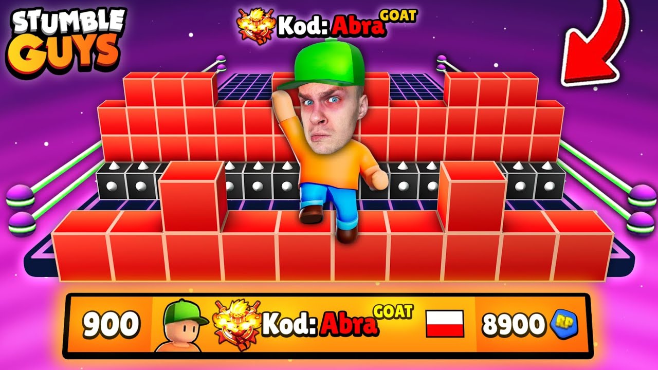 Wbiłem ⚠️ *TOP #1000* MIEJSCE w RANKINGU 🏆 na CAŁYM ŚWIECIE (TOPKA ŚWIATA) 🌍 w Stumble Guys! 😱