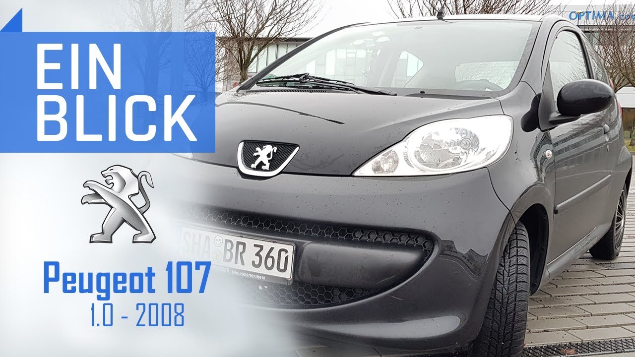 Peugeot 107 (2008) - Ideal für Anfänger und die Stadt? Vorstellung, Test und Kaufberatung