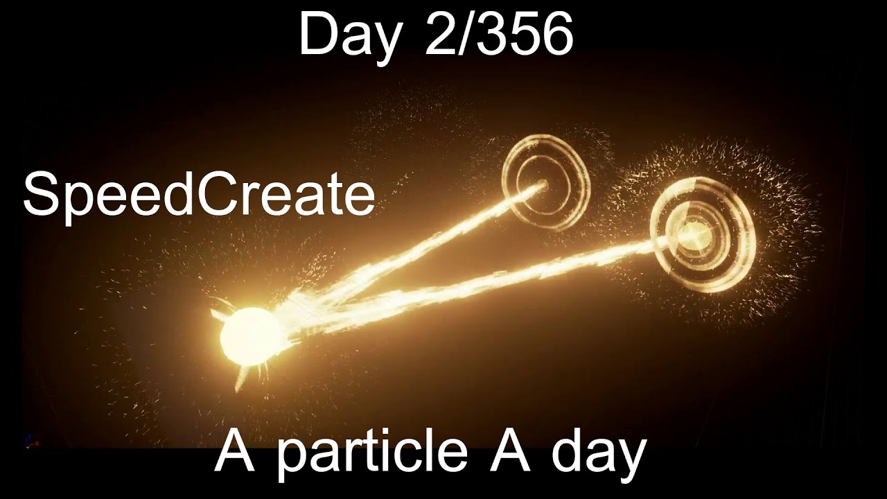 [UE4] - TriBlaster- Luos's A Particle A Day For A Year! 2/356 SpeedCreate