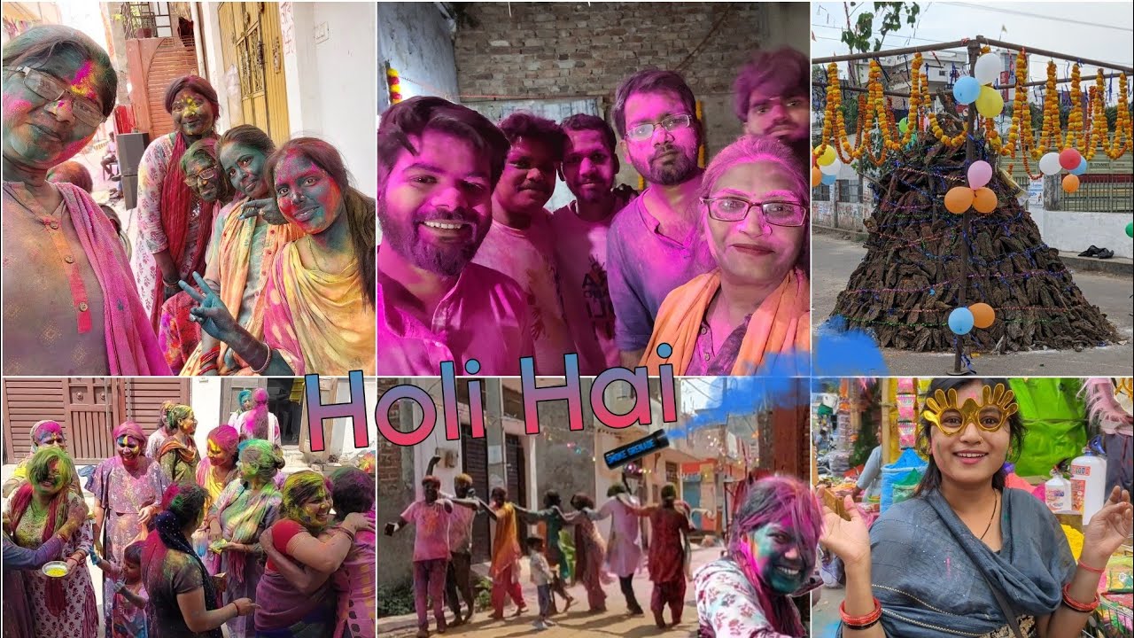 Holi ka Tyohar dhoom dhaam  se manaya |  Sasural me Bahu ki paheli Holi 🎉🎉 Sab bane bhoot 🧟🧟‍♀️