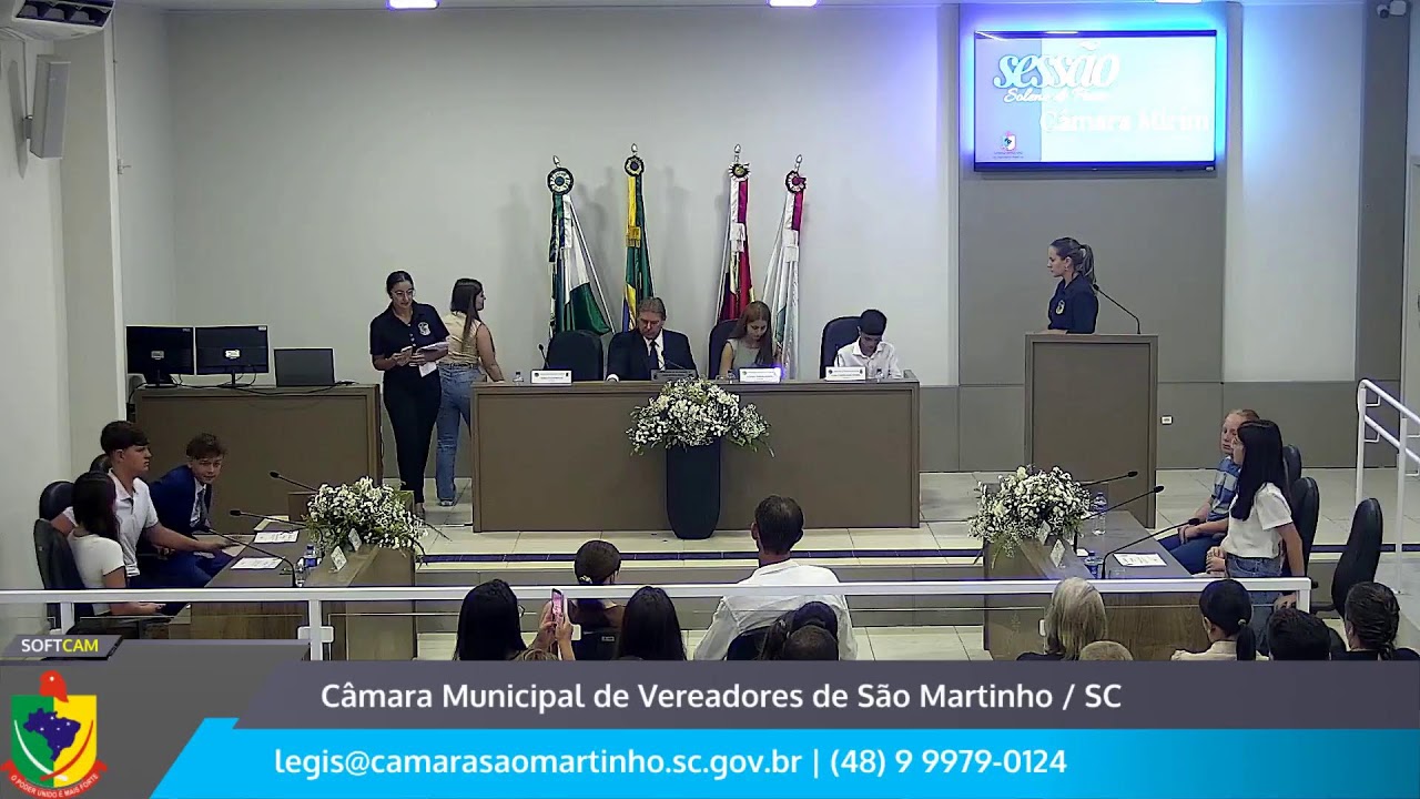 SESSÃO SOLENE DE POSSE DOS VEREADORES MIRINS - LEGILATURA 2026