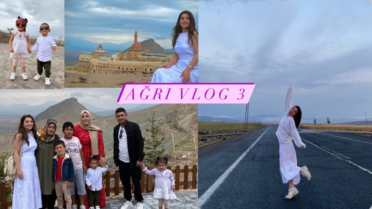 AĞRI VLOG 3 ve son 🥺/ İshak paşa sarayı,Diyadin kaplıcaları