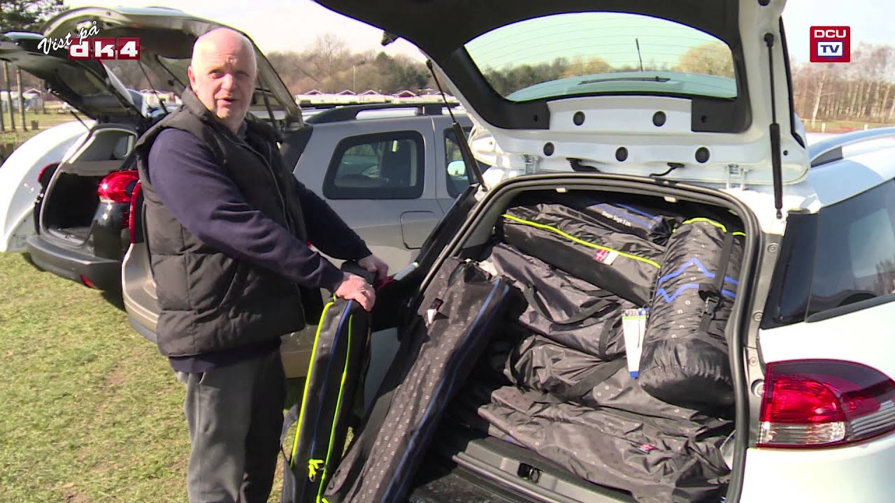 Test af bagagerumsplads med teltoppakning