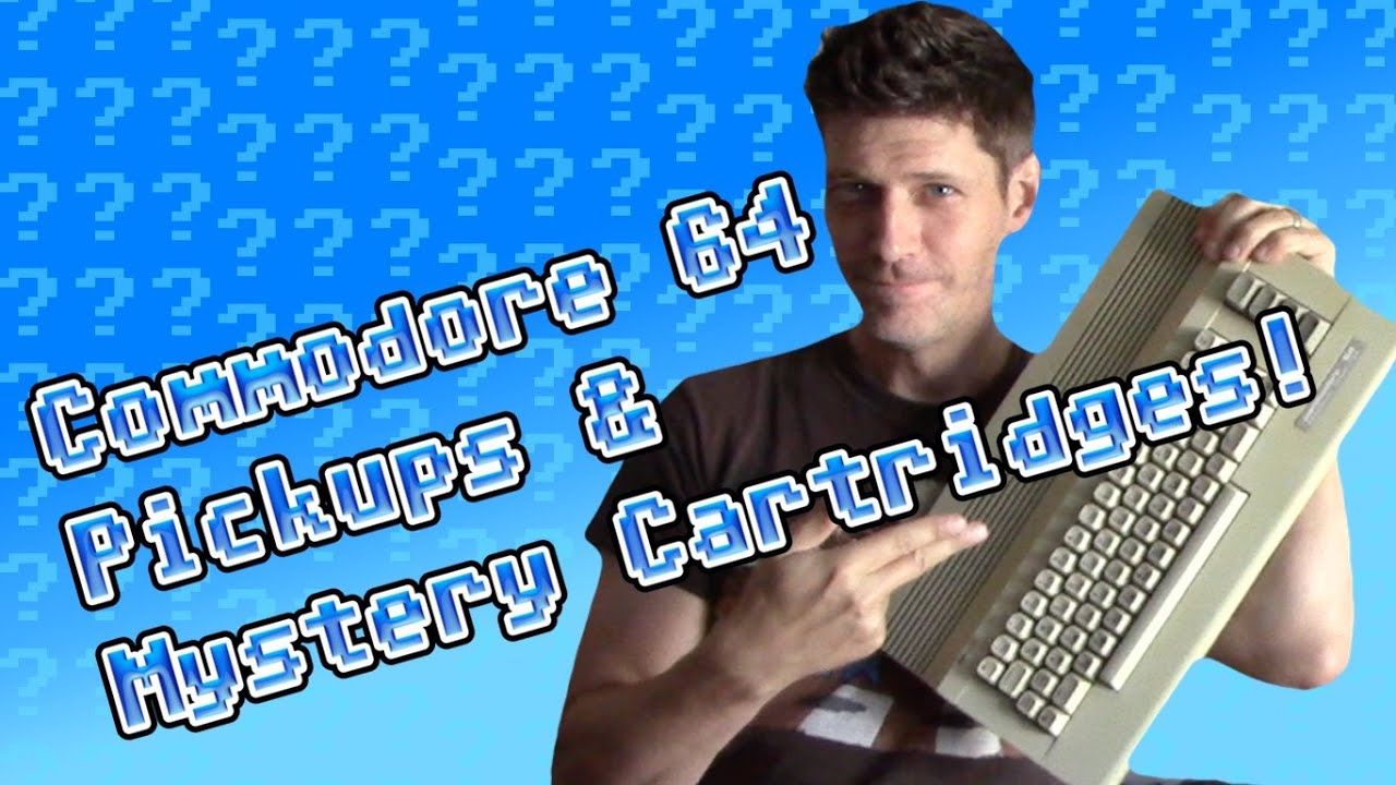 Commodore 64 Pickups With Mystery Cartridges!
