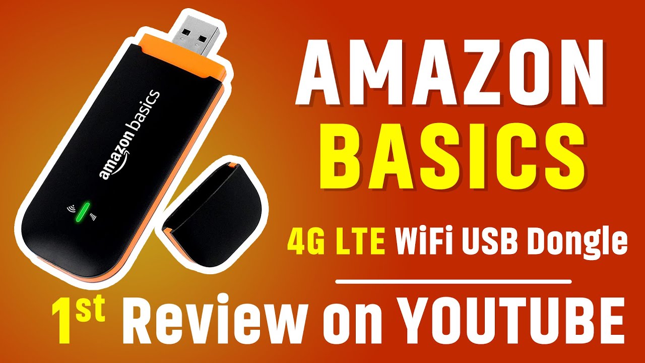 Amazon Basics 4G LTE Dongle WiFi-Dongle | All SIM Support