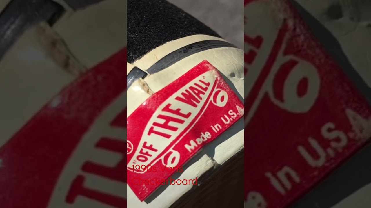Vans ลายตาราง สีที่หายาก  1990s Vans usa #vans #vansusa