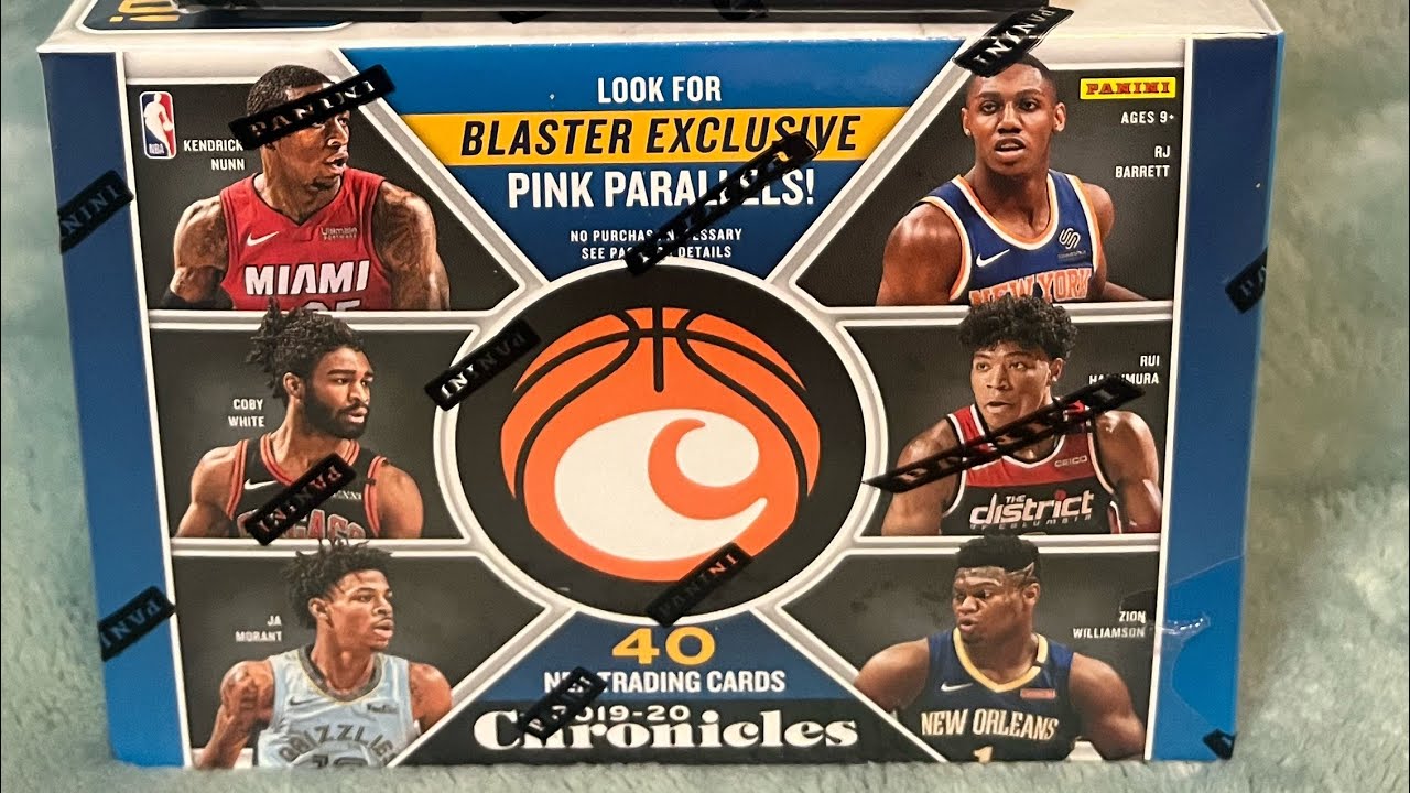 2019-20 Panini Chronicles NBA basketball blaster box, chasing Ja Morant young dolph card part 1 