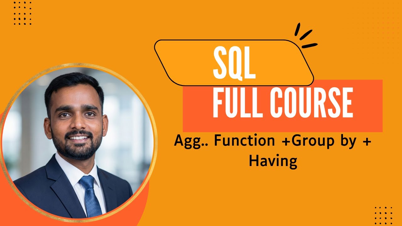SQL Server Aggregate Functions with GROUP BY & HAVING  SQL Server Tutorial