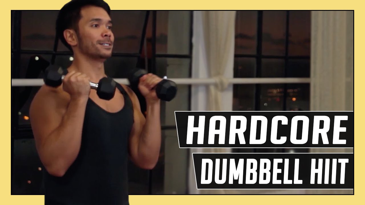 15 Minute HIIT Hardcore Bootcamp Workout with Weights | Mike Donavanik (MikeDFitness)