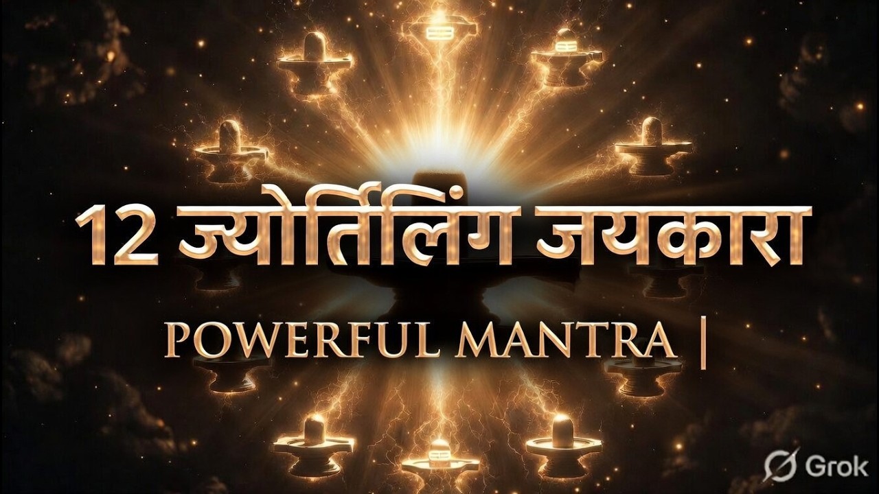 12 ज्योतिर्लिंग जयकारा | | Powerful Shiva Mantra | हर हर महादेव