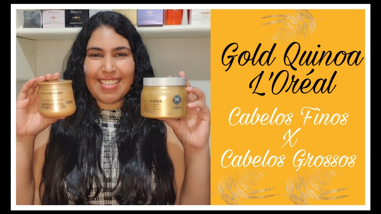 ❗Gold Quinoa L'Oréal Resenha Comparativa Completa | Melhor linha da marca