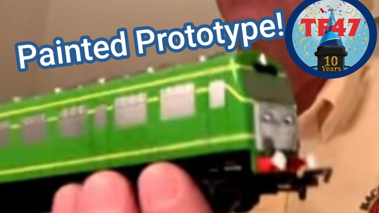 Bachmann HO Scale Daisy Painted Prototype Pics! | Bachmann N Scale James Painted Prototype First Pic
