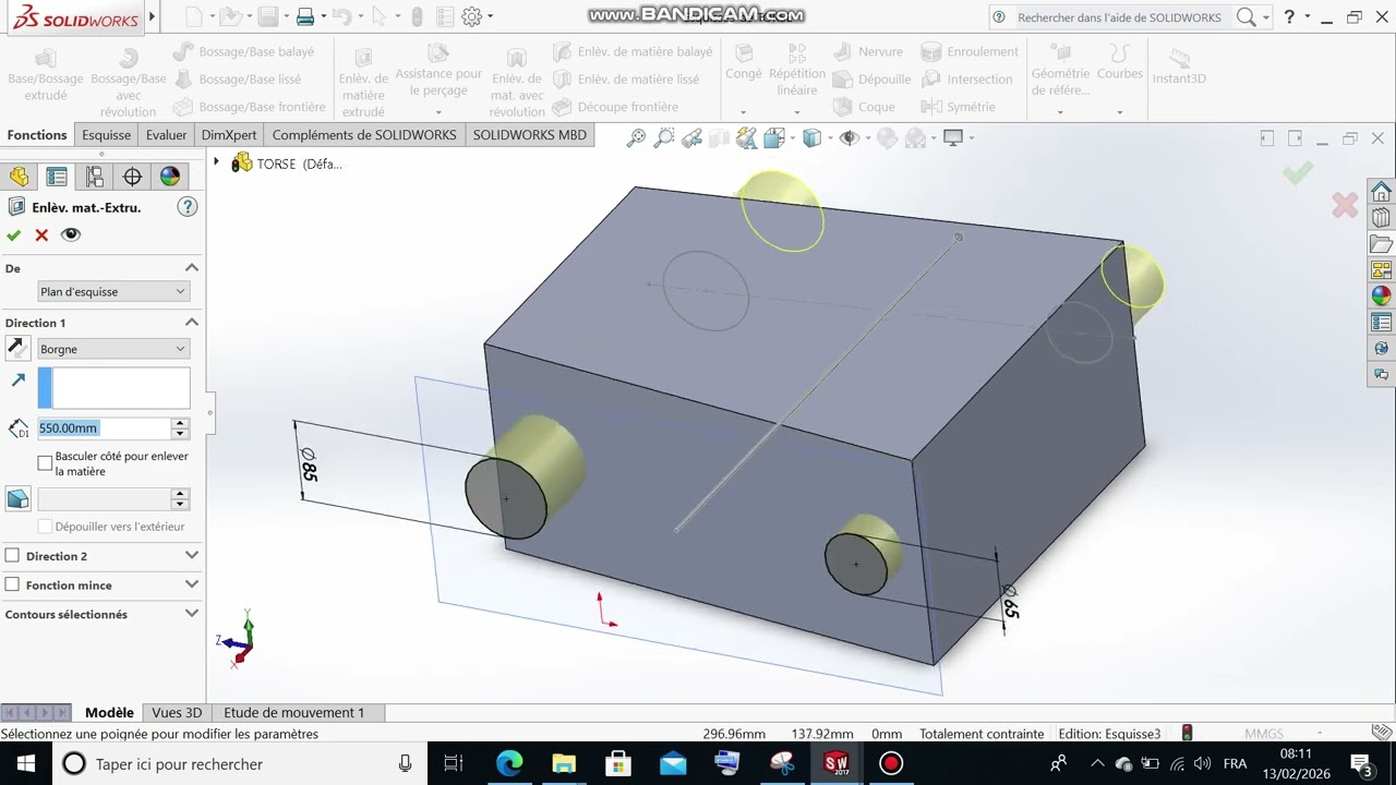 géométrie de références SolidWorks partie 2