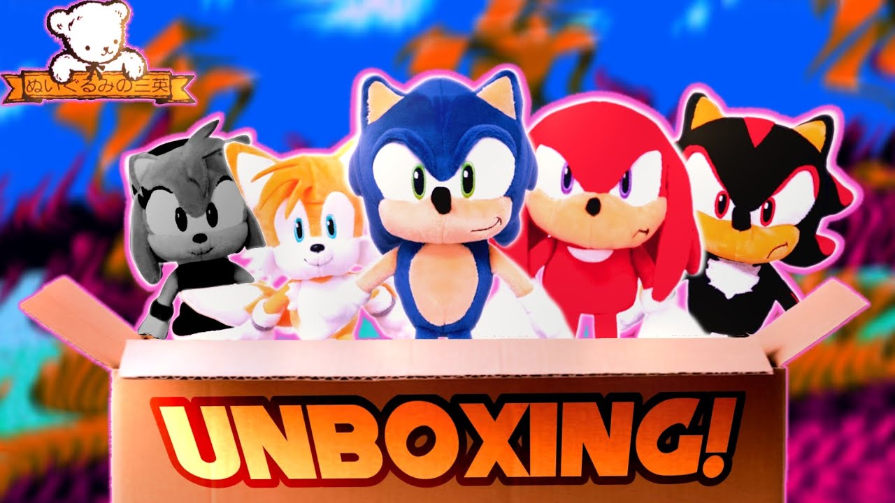 Sanei 2024 Sonic Plush Set Unboxing!