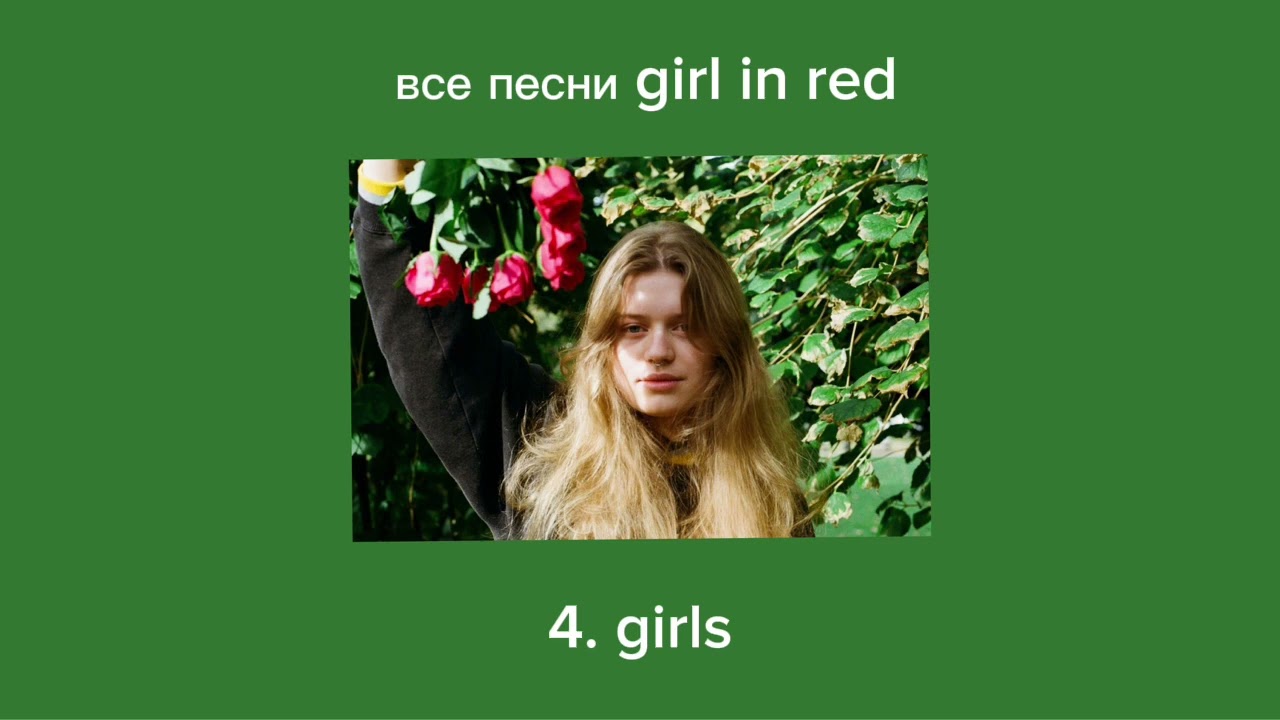 все песни «girl in red»