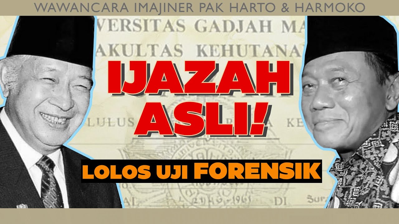 WAWANCARA IMAJINER PAK HARTO EPS 12:  IJAZAH ASLI