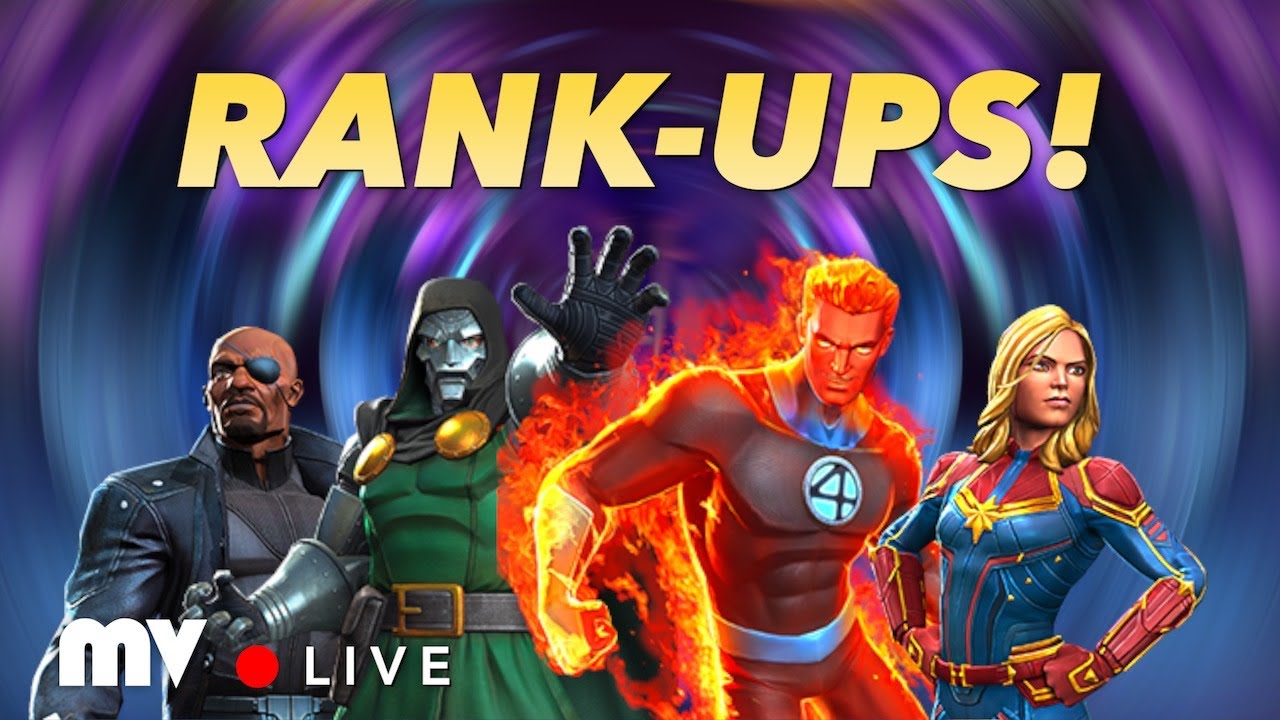 5-Star Champion Rank-Ups, Epic Red Rift, & RoL Benchmark (Live) | Marvel Contest of Champions