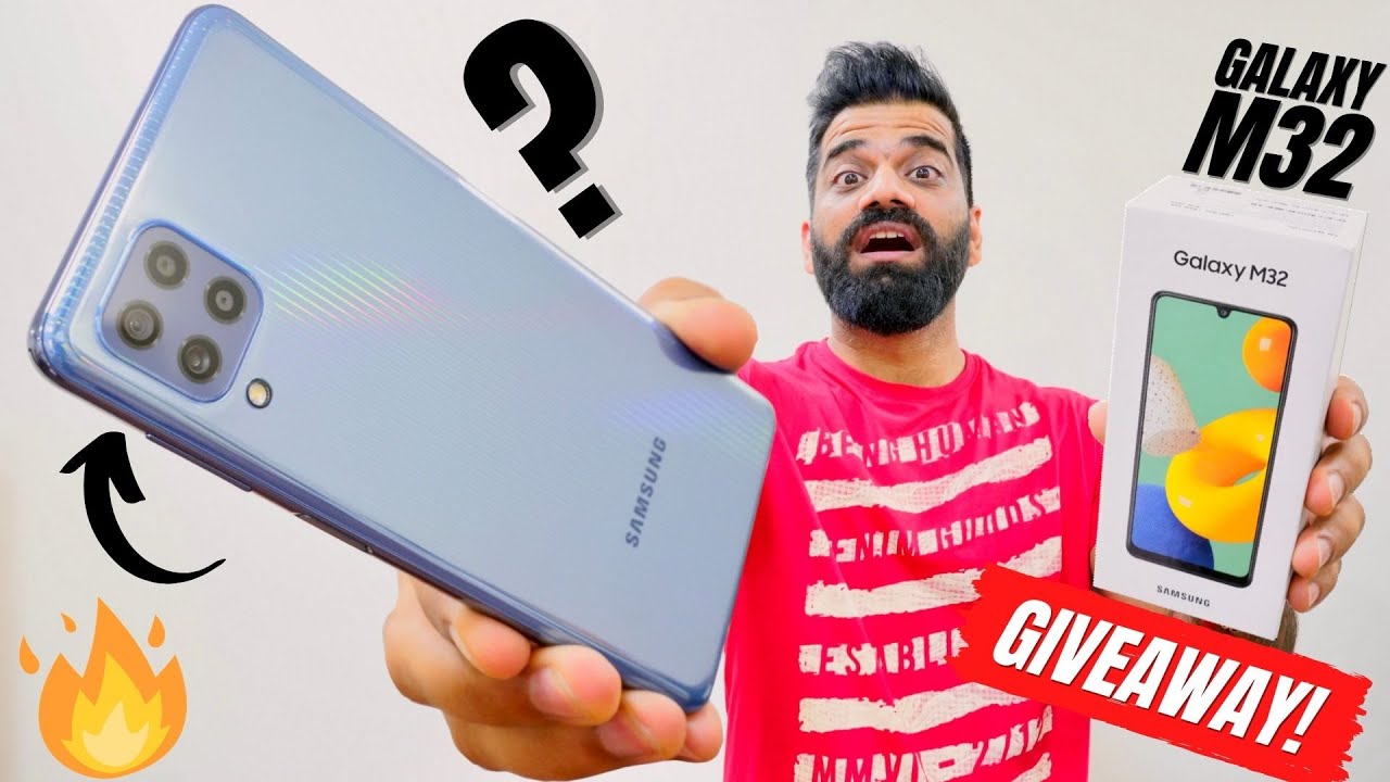 Samsung Galaxy M32 Unboxing & First Look | The Binge Monster | 90Hz | 64MP | 6000mAh | GIVEAWAY🔥🔥