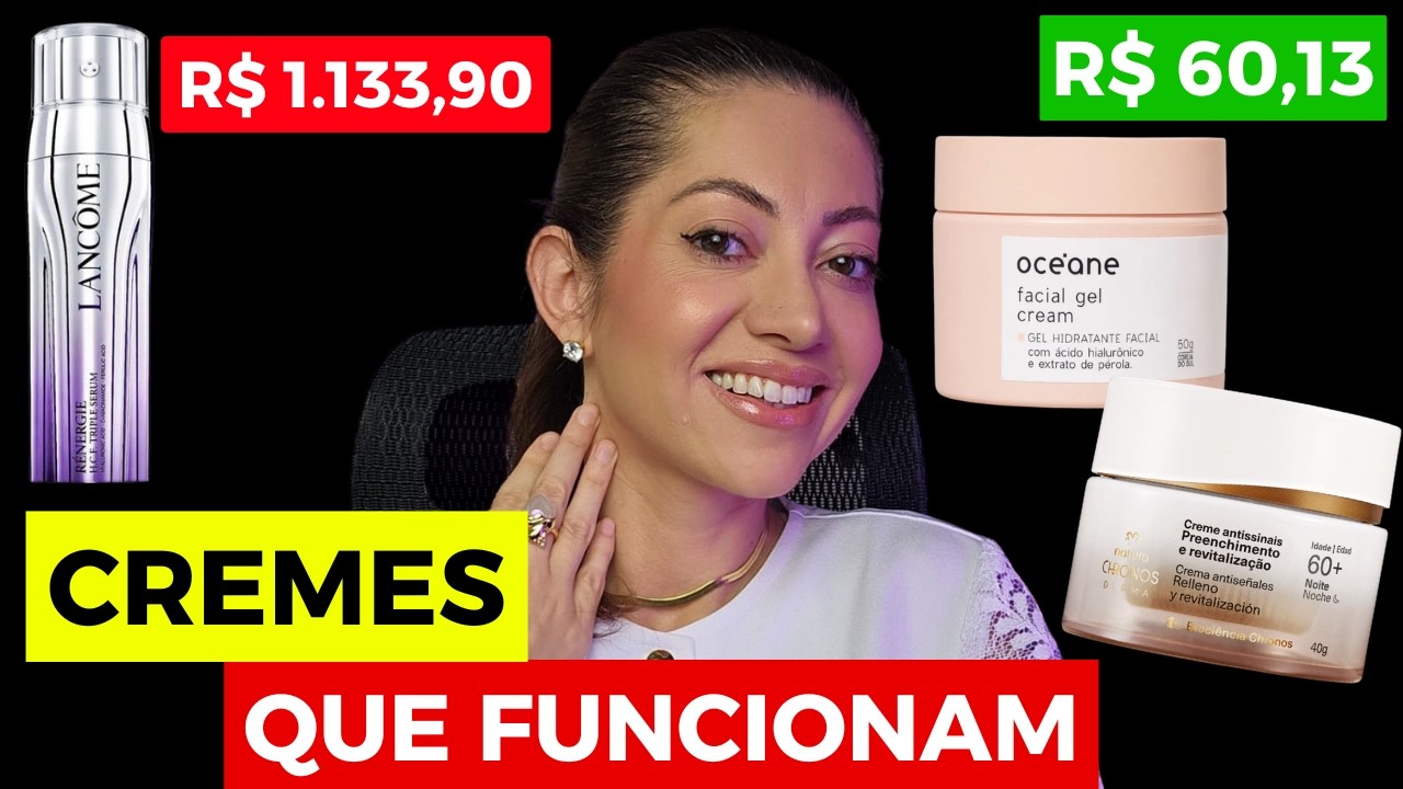 Qual o MELHOR CREME para pele MADURA? 5 opções que valem cada centavo | Dra. Greice Moraes