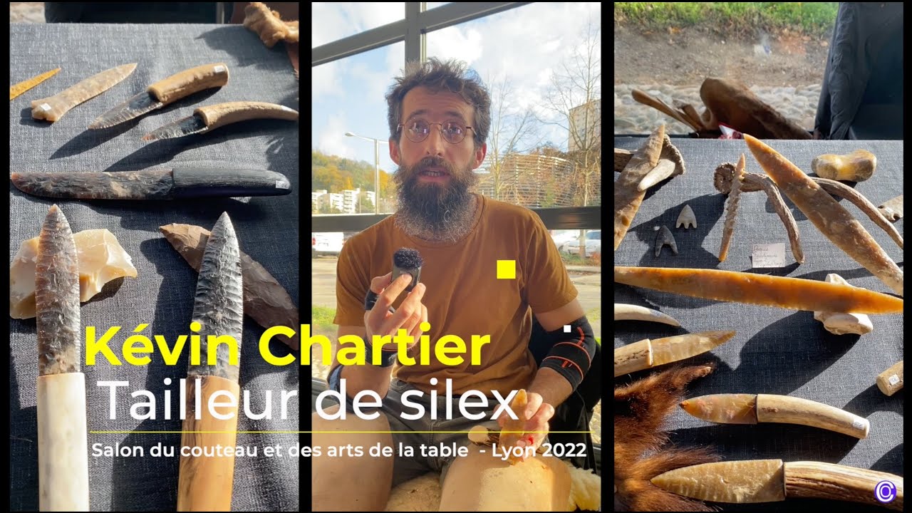 Kevin Chartier - Tailleur de silex - Salon du couteau 2022