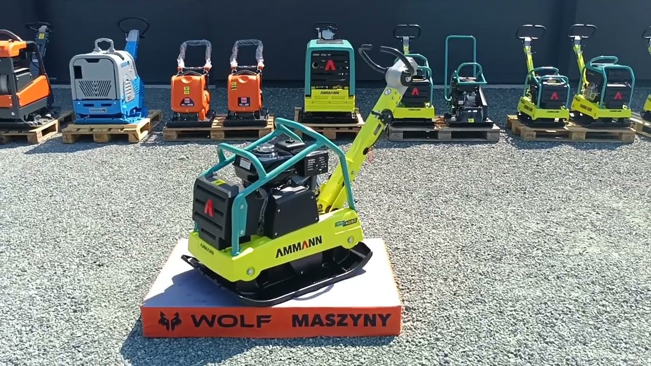 WOLF MASZYNY- Zagęszczarka rewersyjna Ammann APR 40/60 Honda- Skoroszów 79, 55100 Trzebnica/Wrocław