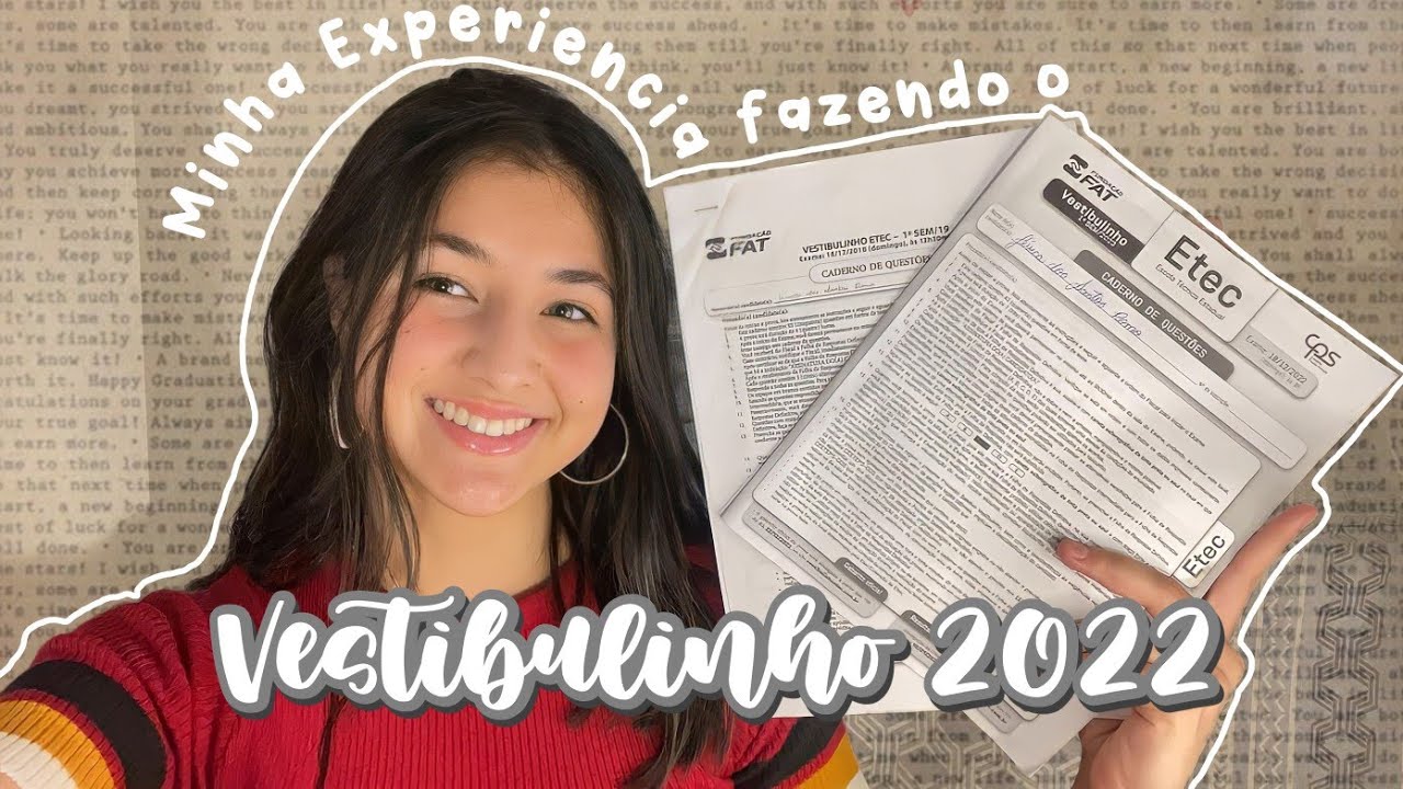 Minha experiência fazendo o Vestibulinho ETEC!! ✨📋✏️