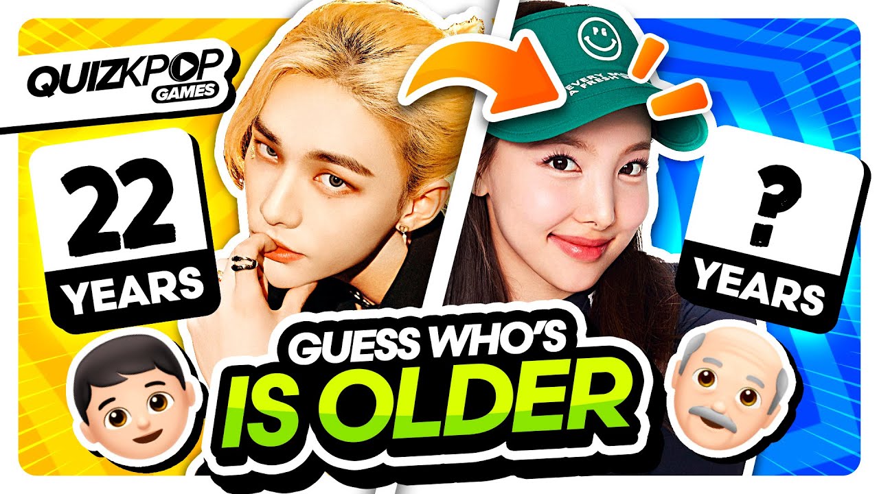 GUESS WHICH KPOP IDOL IS OLDER 🤓 | QUIZ KPOP GAMES 2022 | KPOP QUIZ TRIVIA