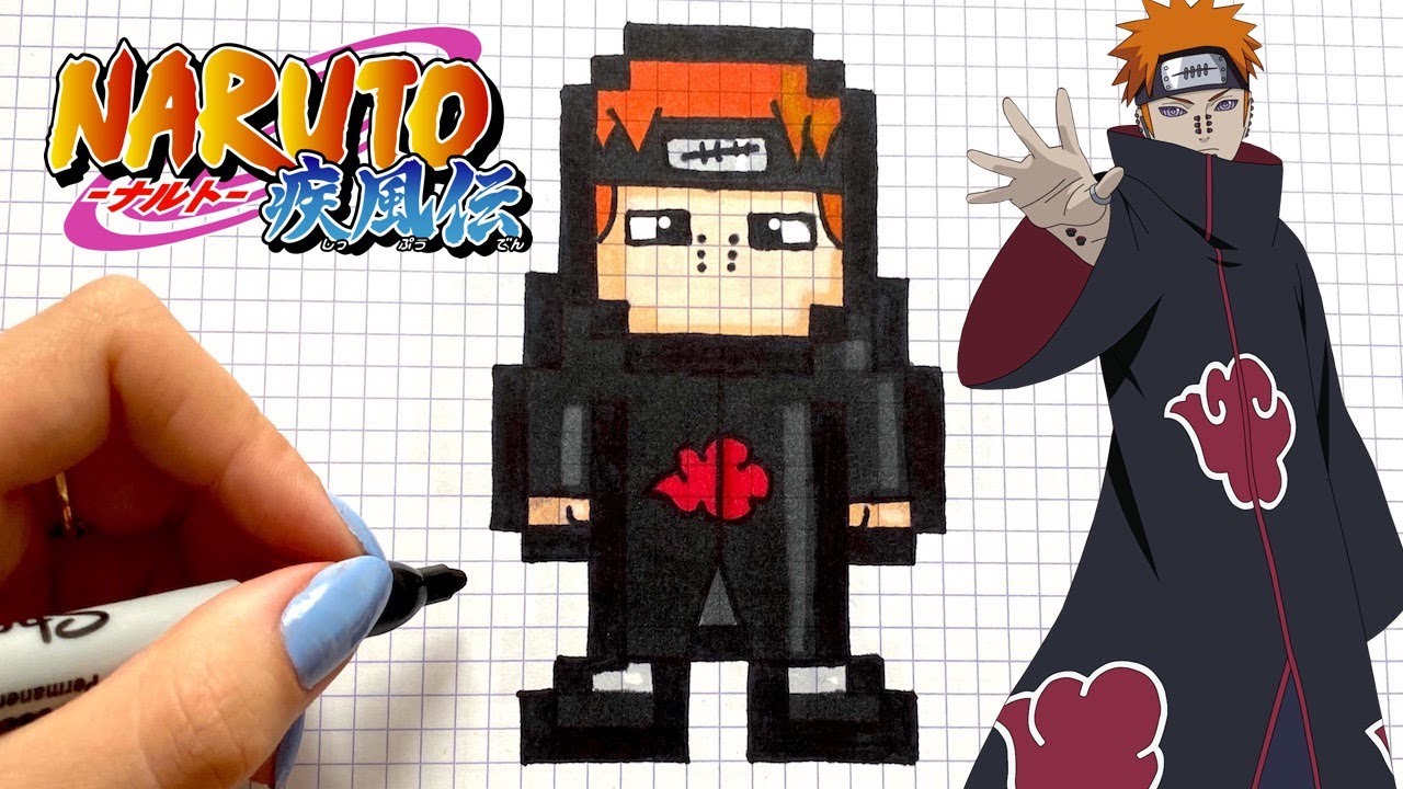TUTO DESSIN PAIN NARUTO PIXEL ART